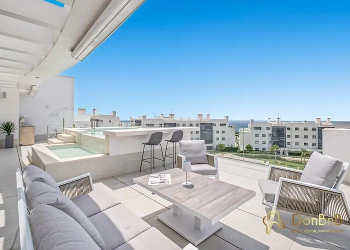 Penthouse With A Private Pool And Sea View In Apartment